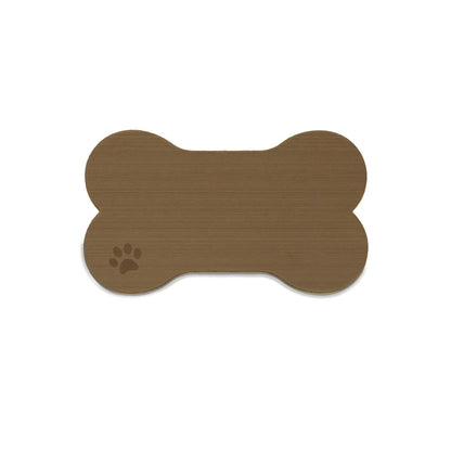 SeaDek Dog Bowl Mat - Cappuccino/Black - Small - 12" x 21"