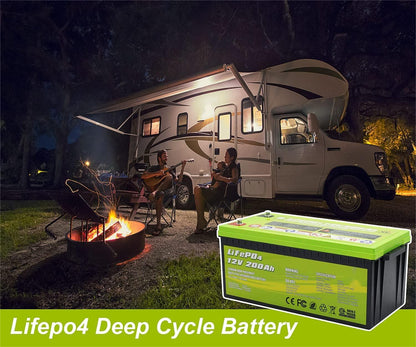 Acopower 12V 200Ah LiFePO4 Deep Cycle Lithium Battery