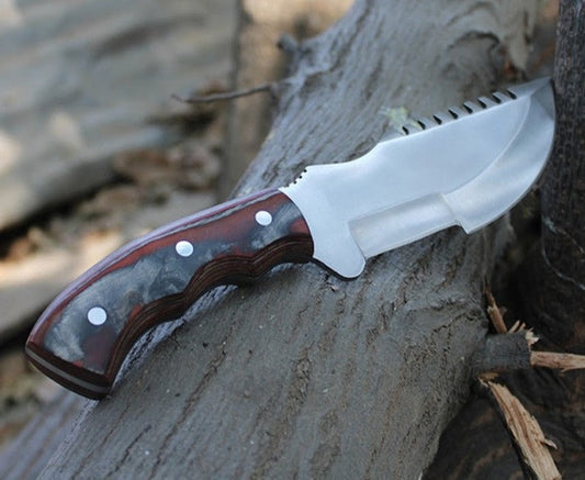 Tom Brown Tracker 2 – Handmade O1 Tool Steel Knife with Exotic Wood Handle