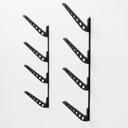 XSR Adjustable Wall Rack | Multi-Use | 4 Levels | Black