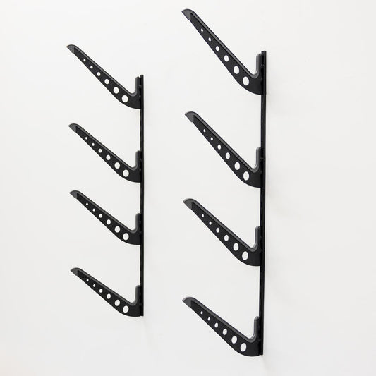 XSR Adjustable Wall Rack | Multi-Use | 4 Levels | Black