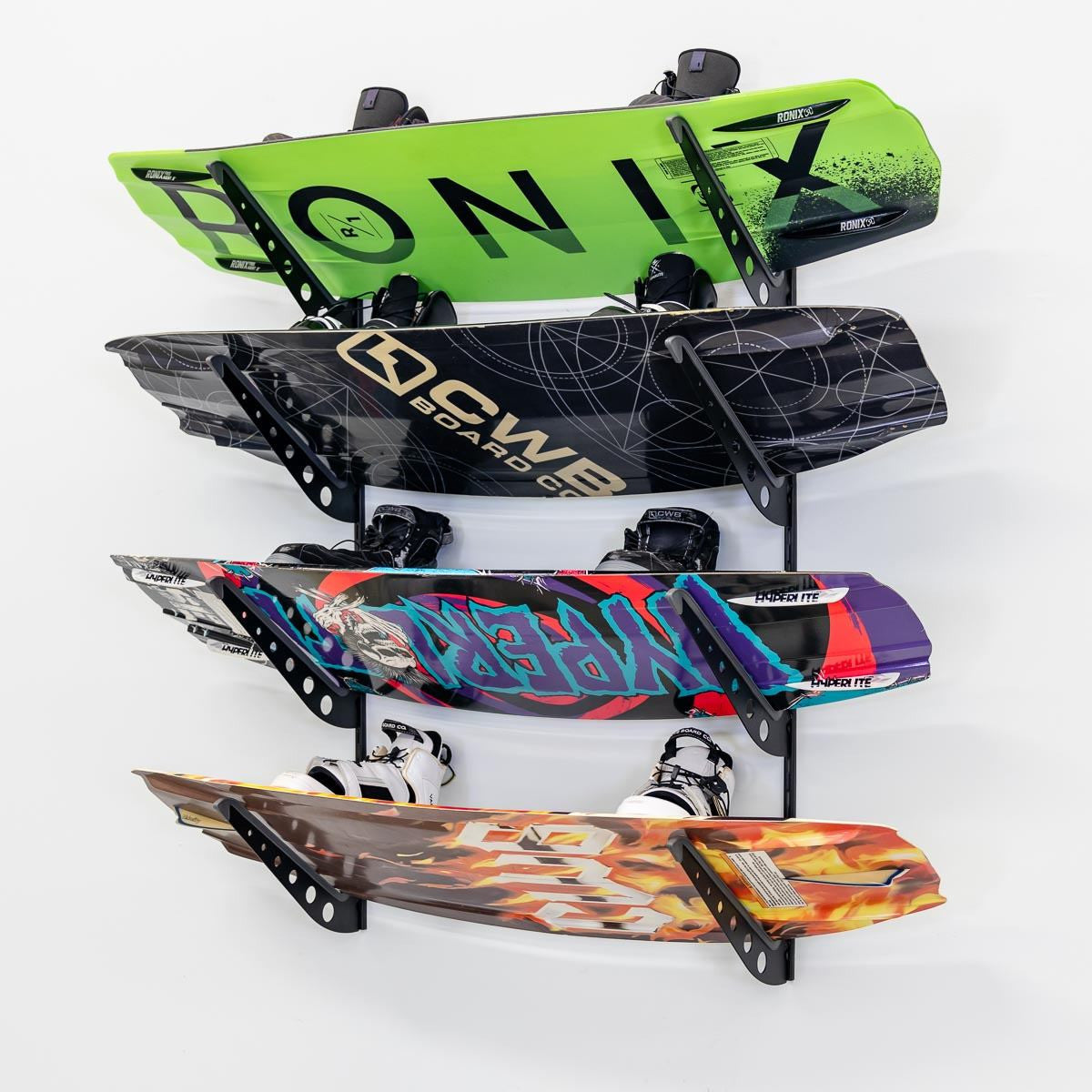 XSR Adjustable Wall Rack | Multi-Use | 4 Levels | Black