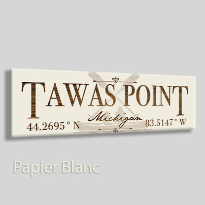 Tawas Point, Michigan Canoe