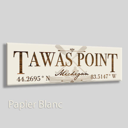 Tawas Point, Michigan Canoe