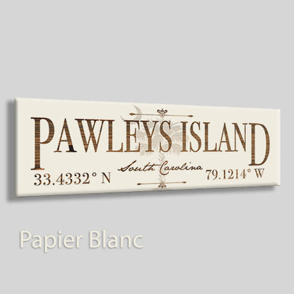 Pawleys Island, South Carolina Palm & Moon