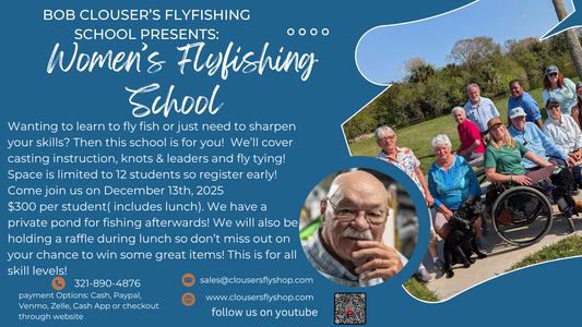 Women's Flyfishing School December 13th, 2025