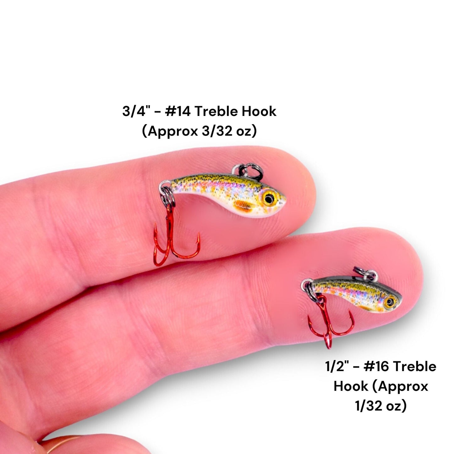 TUNGSTEN T-RIP RAINBOW TROUT MINI VIBE BAIT