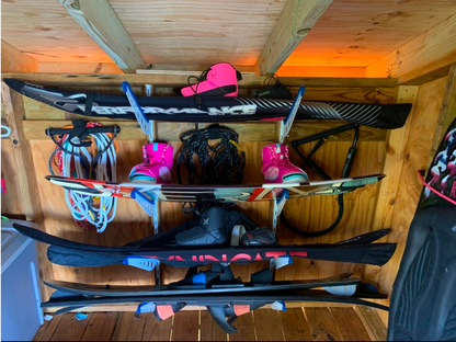 Fontana Water Ski Storage | Adjustable XSR | 4 Levels | Black