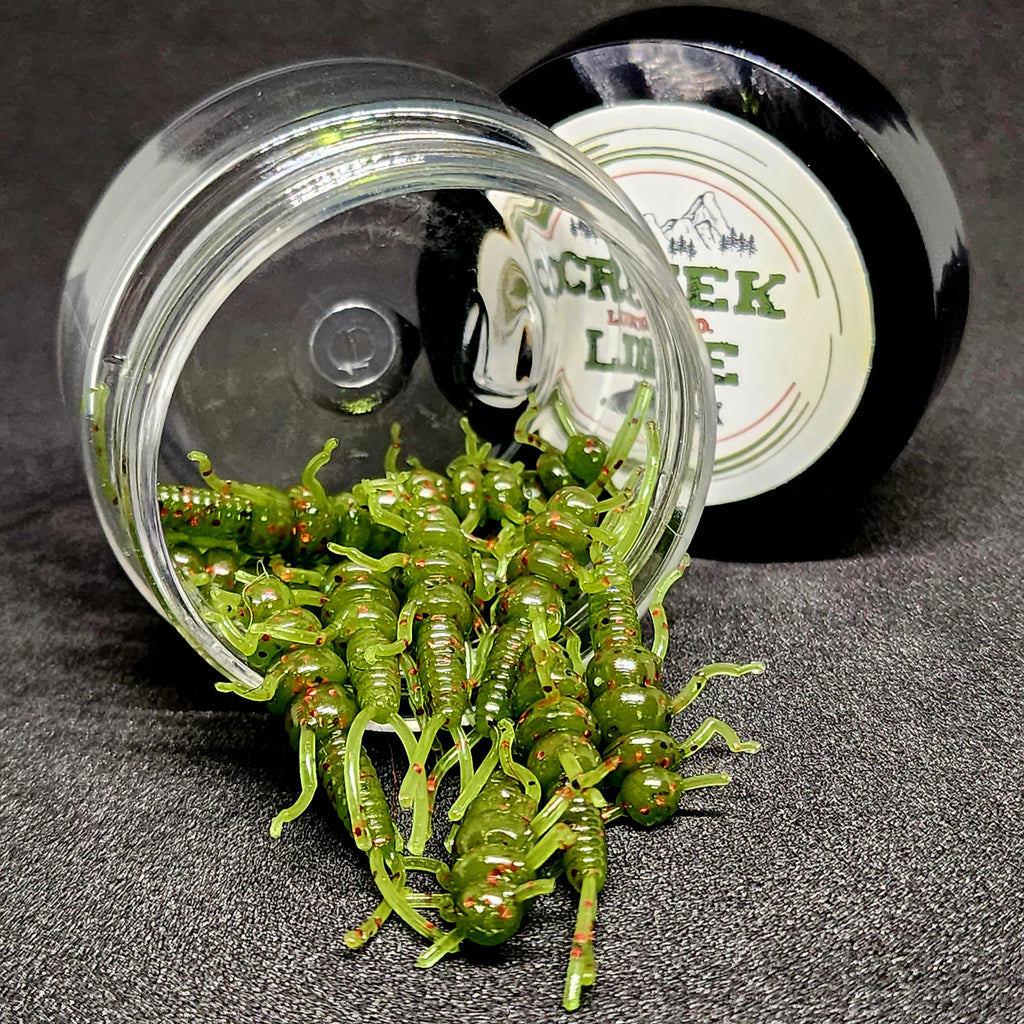 Jar of 1.4 Inch Micro Stonefly The Appalachian Stoner – Creek