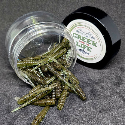 Jar of 1.4" Inch Micro Fluke "The Ditch Stick"