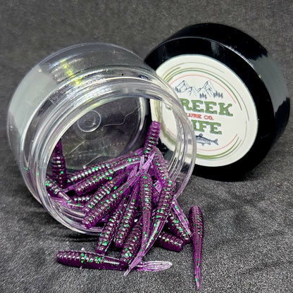 Jar of 1.4" Inch Micro Fluke "The Ditch Stick"