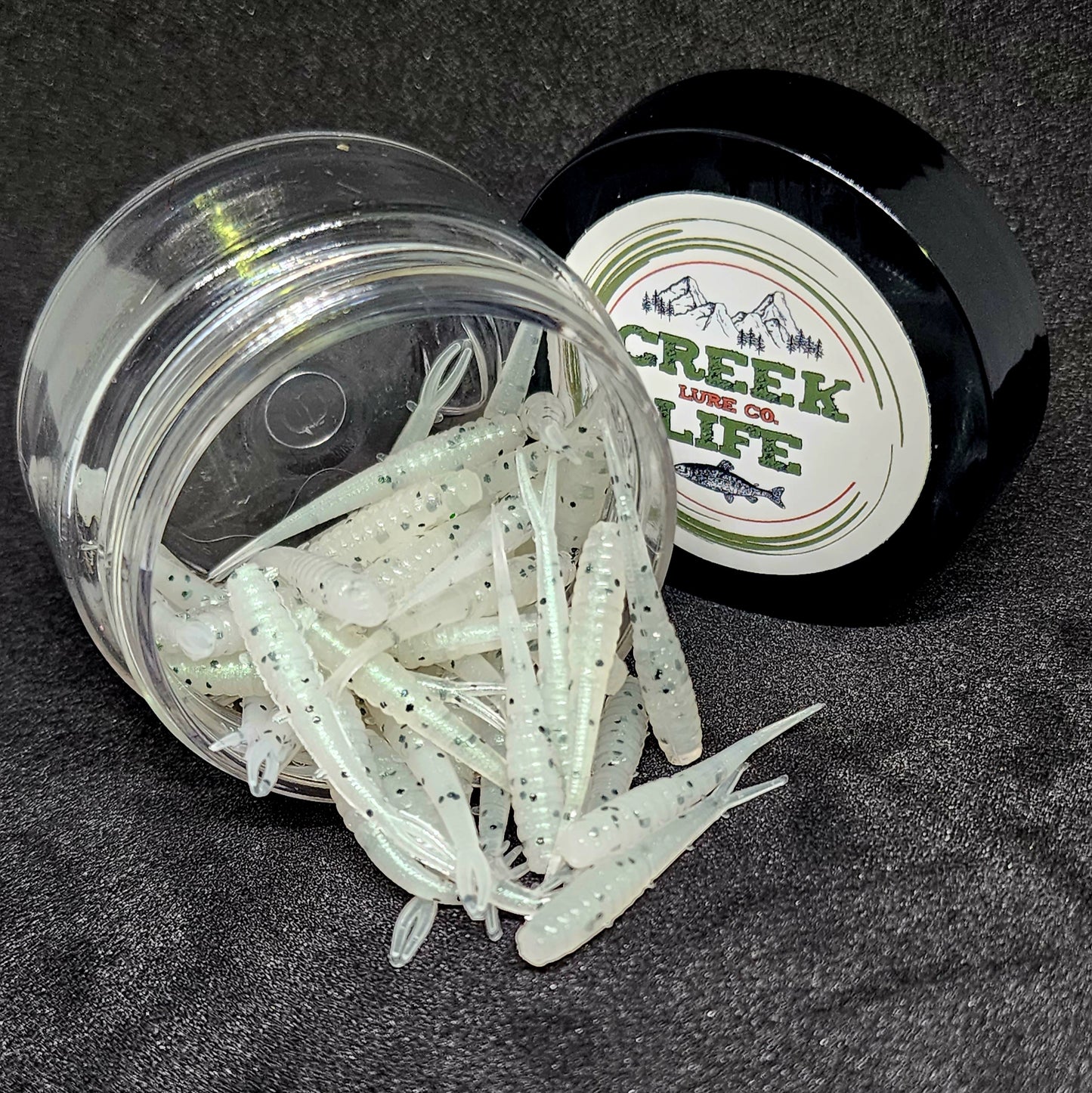 Jar of 1.4" Inch Micro Fluke "The Ditch Stick"