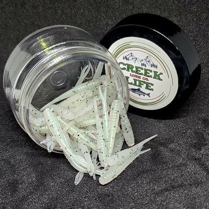 Jar of 1.4" Inch Micro Fluke "The Ditch Stick"