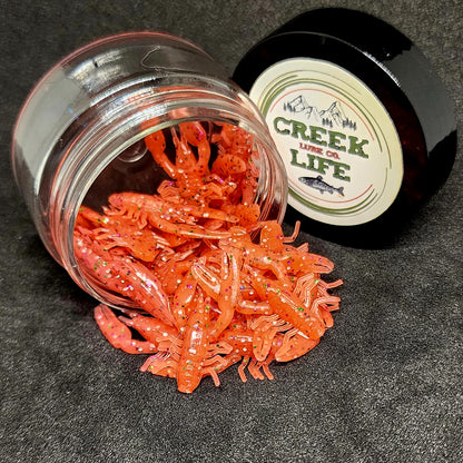 Jar of 1" Inch Micro Crayfish "The Creek Crawler"