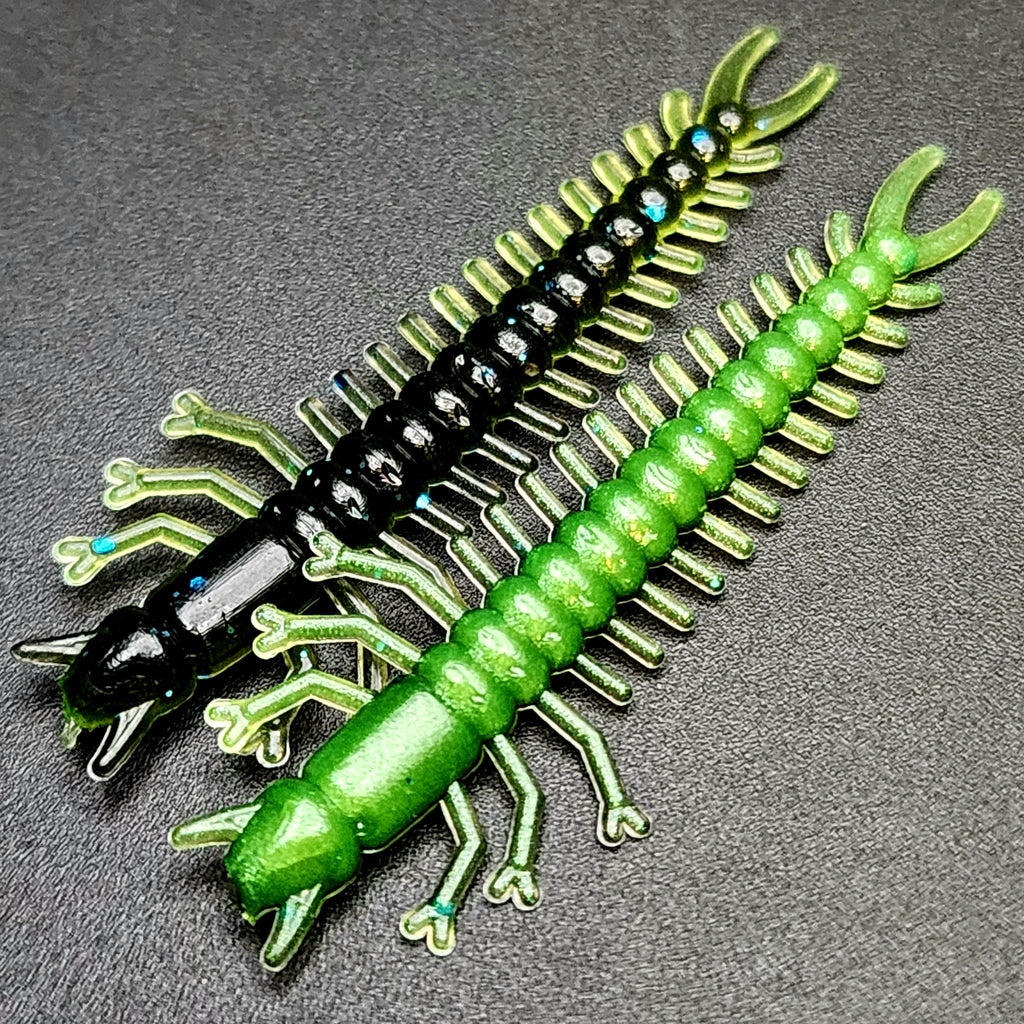 10 Pack 3 Hellgrammite Insect Larva Ned Rig Soft Plastic Lures