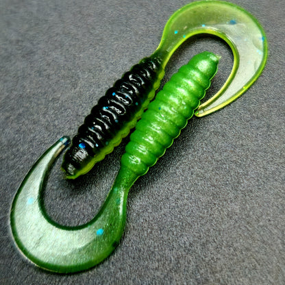 1" Micro Curl Tail Grub "The Tennessee Twister"