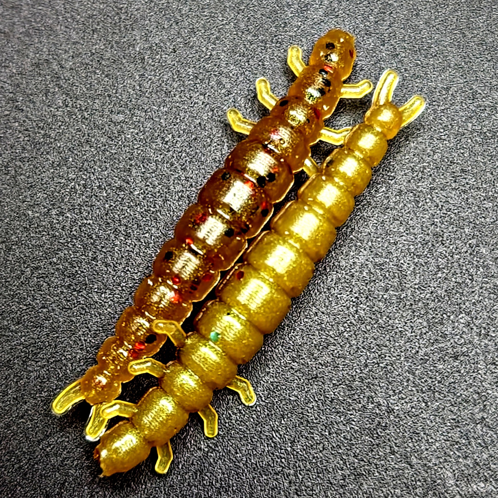 caddis fishing lure Nymph-Head Heavy Metal Pupa CDC keeps it from absorbing water Beadhead Caddis Pupa