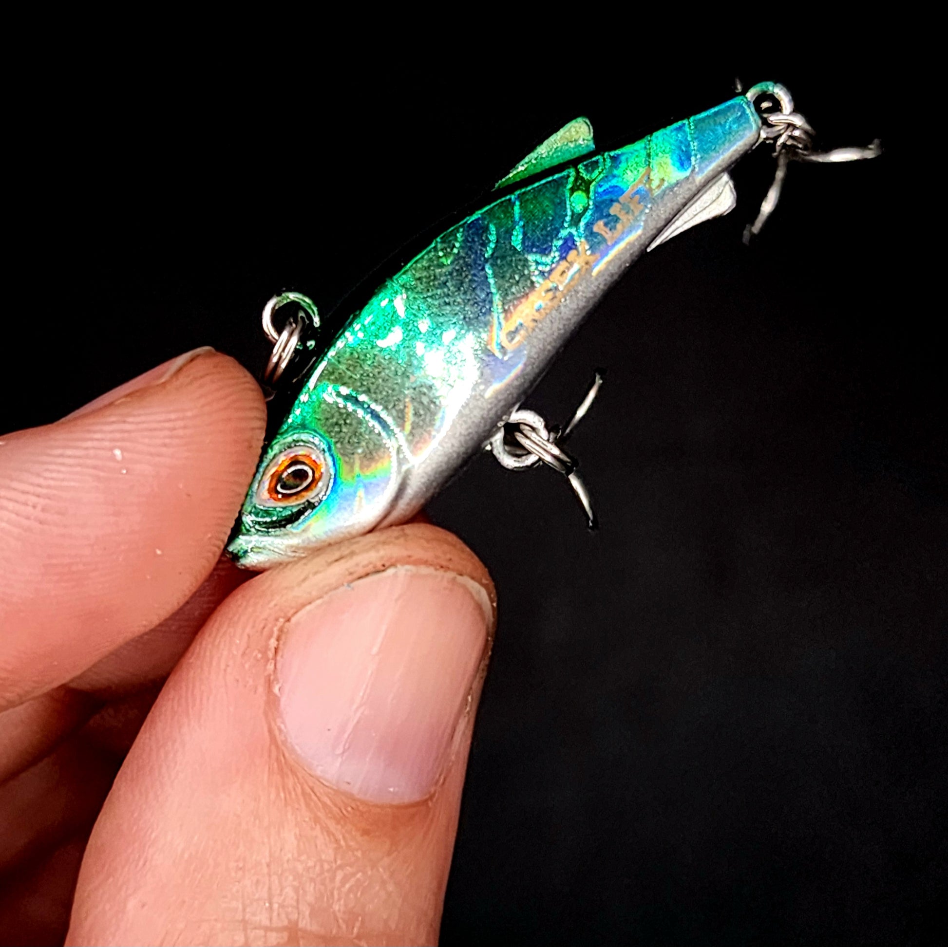 1.5" Lipless Crankbait "The Creek Cutter" Creek Life Lure Co. 1.5" Lipless Crankbait "The Creek Cutter" Creek Life Lure Co.