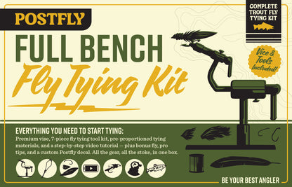 Trout Fly Tying Kit Box