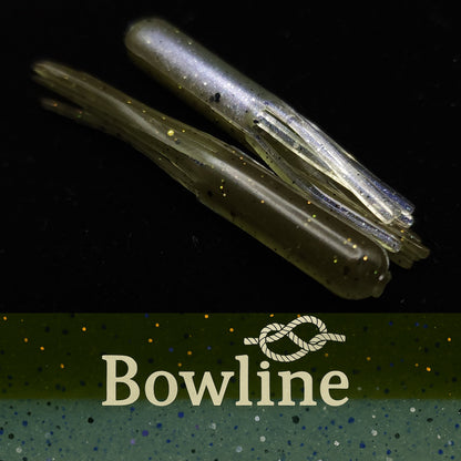 Jar of 1.8" Micro Hollow Tube "The Whisker-Doodle Dangleworm"