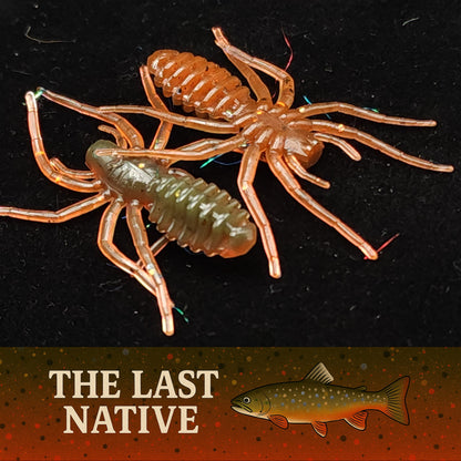 1" Micro Spider Bait "The Writing Spider"
