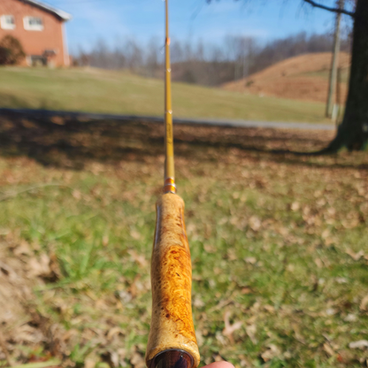 PRE-ORDER Hand Crafted -2+ WT Fly Rod "The Sycamore Wand"