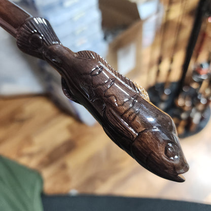 PRE-ORDER Hand Made Wooden Optic Micro Fishing Rods w/ Hand Spool