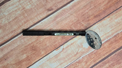 Five-Hole Ice Scoop (short) - Black-Out Stick