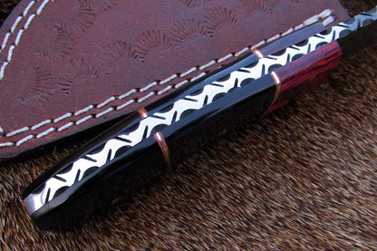 HANDMADE DAMASCUS STEEL SKINNER KNIFE