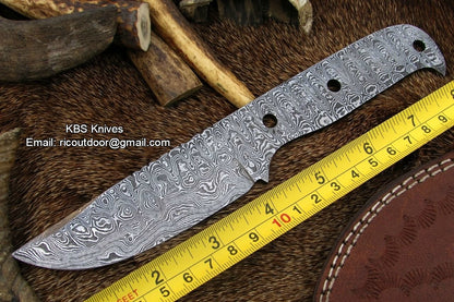 Damascus Blank Blade