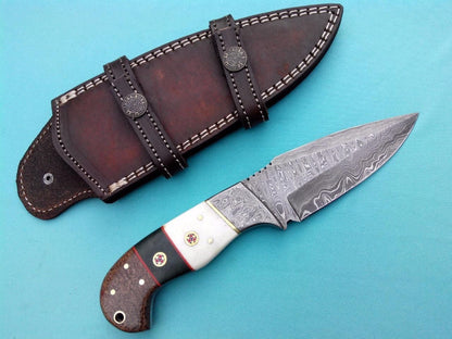 Custom Handmade Damascus Hunter’s Edge Hunting Knife for Precision KBS Knives Store