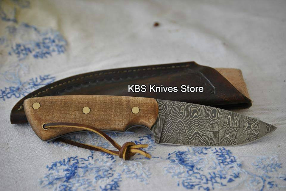 Full Tang Handmade Damascus Steel Skinner Knife
