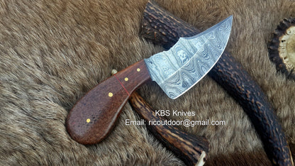 Handcrafted Custom Skinning Knife – 6.5 Inches Blade