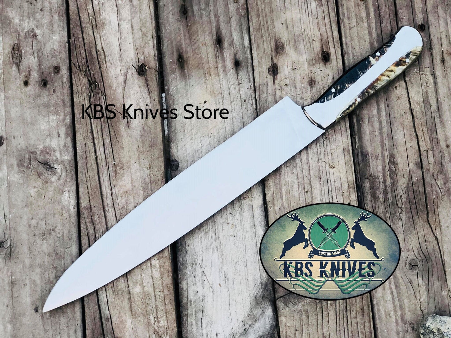 Custom Handmade D2 Stainless steel Chef/Kitchen Knife