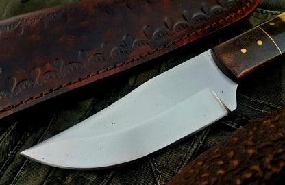 Custom Handmade D2 Tool Steel Hunting Skinning Knife