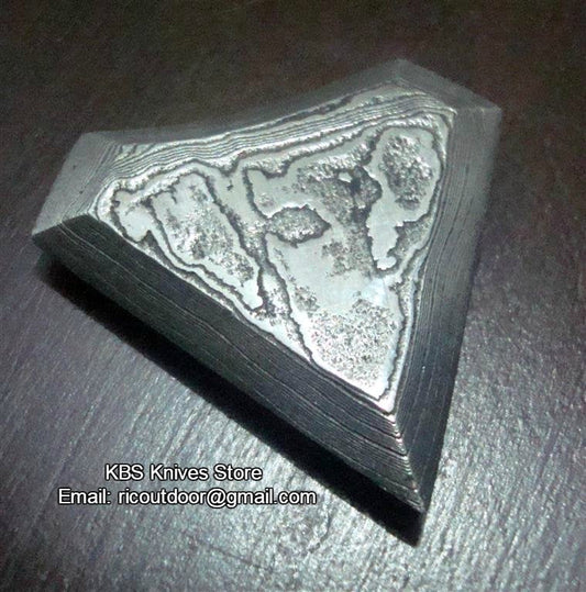 Damascus Diamond Pendant