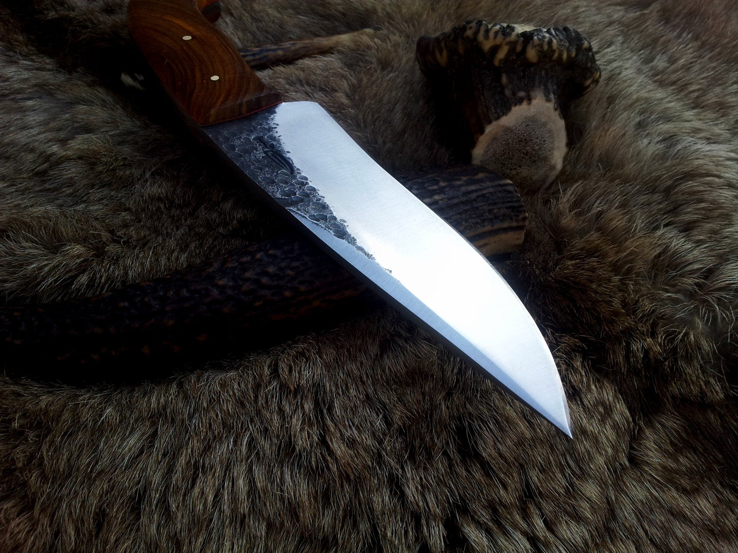 KBS Knives: Custom Handmade Hand-Forged Hunting Knife | 1095 Tool Steel | 10 Inches