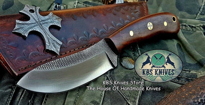Custom Handmade File Tool Steel Hunting Skinning Knife