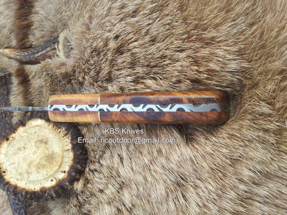 Hand Made Damascus Burchha Knife