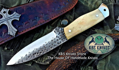 Custom Handmade Hand Forged 1095 High Carbon Steel Hunting Camping Knife