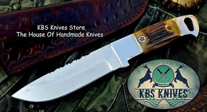 Custom Handmade D2 Tool Steel Hunting Knife