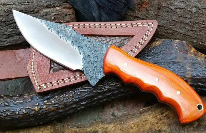 Custom-Handmade-Hand Forged 1095 High Carbon Steel Hunting/Skinning Knife