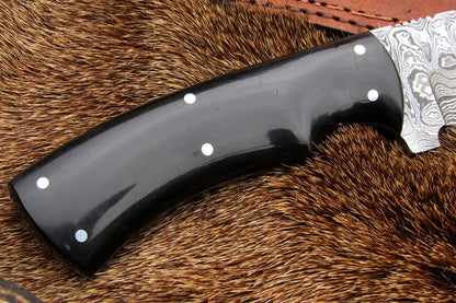 Hand Made Damascus Skinning Knife
