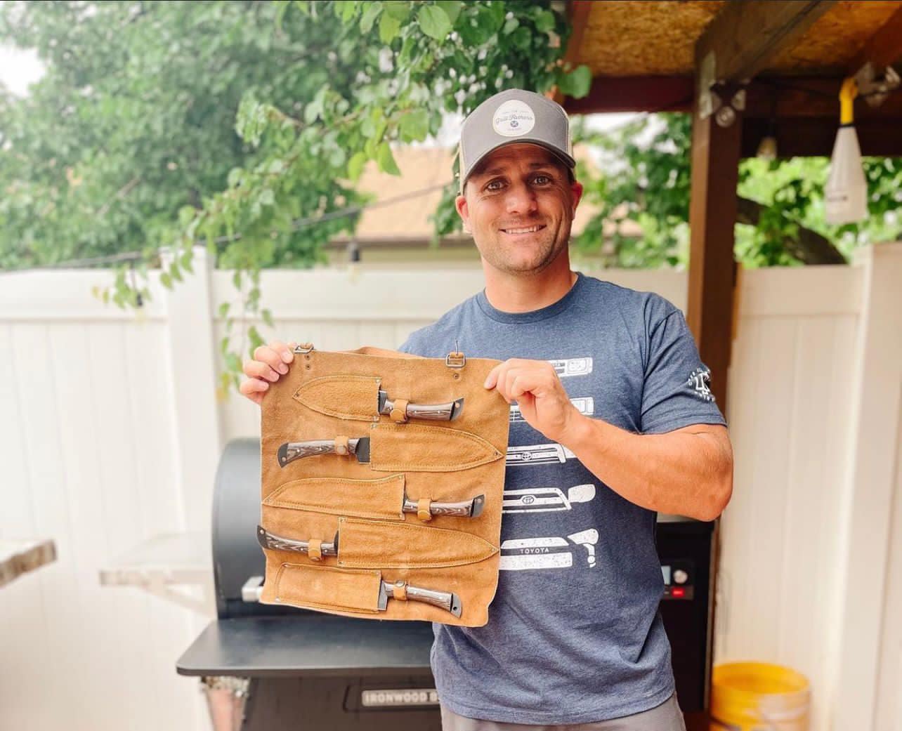 Custom Handmade D2 Forged Steel Kitchen Knives Set