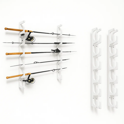 Made in the USA Fishing Rod Rack | Wall or Ceiling Mounted