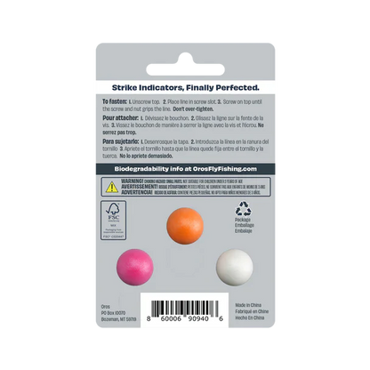 Oros Strike Indicators 3-pack