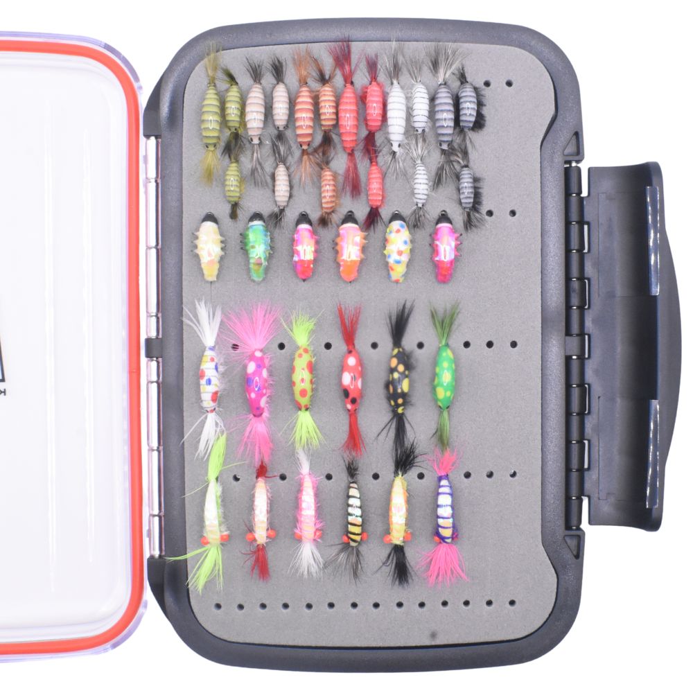 36 PIECE SHRIMP/WAXIE KIT WITH PREMIUM BOX