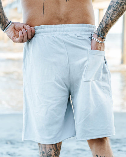 Vintage Washed Heavyweight Shorts- Gray
