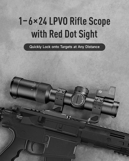 Pinty Nova 1-6x24 LPVO Combo (Tactical Kit)