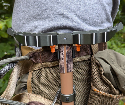 Tethrd One Stick Caddy for Saddle Hunting
